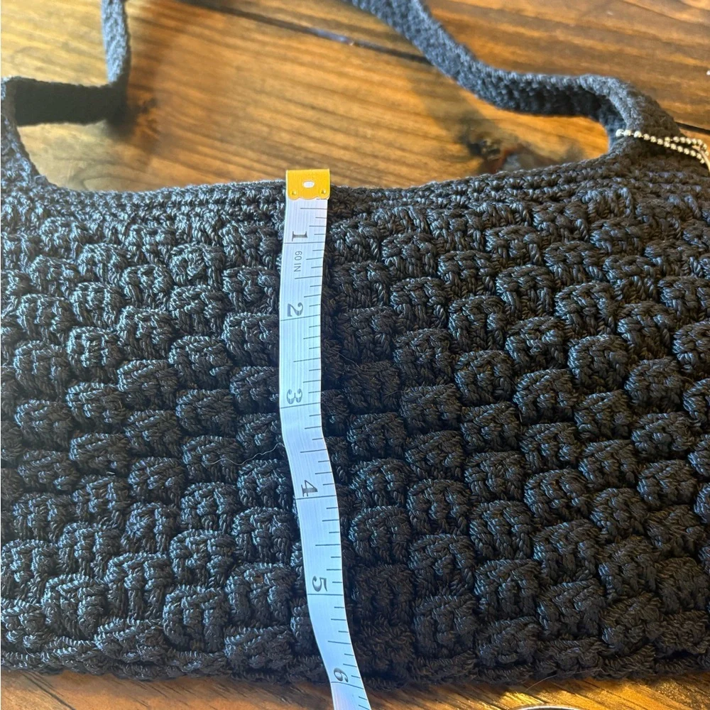 The Sak Black Textured Hobo Bag